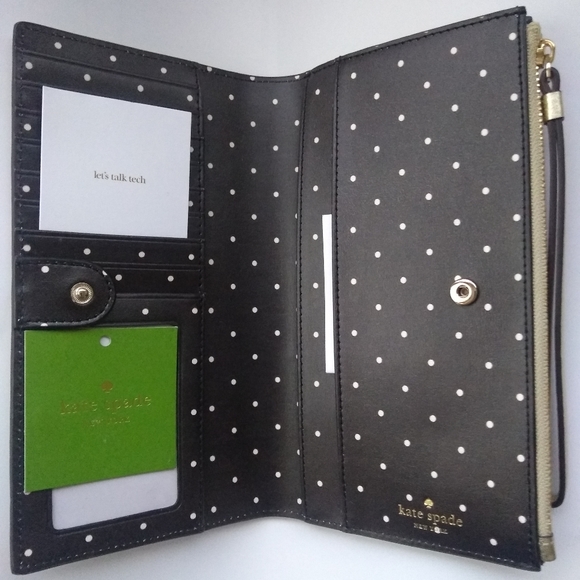 Kate Spade Blake Street Dot Eliza Wallet in Gold - Picture 5 of 8